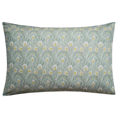 Pillowcase made with Liberty Fabric QUEEN HERA GREEN - Coco & Wolf