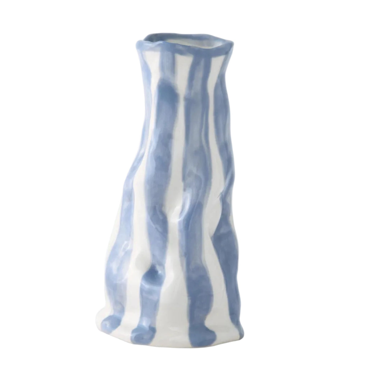 Light Lavender Candy Stripe Vase