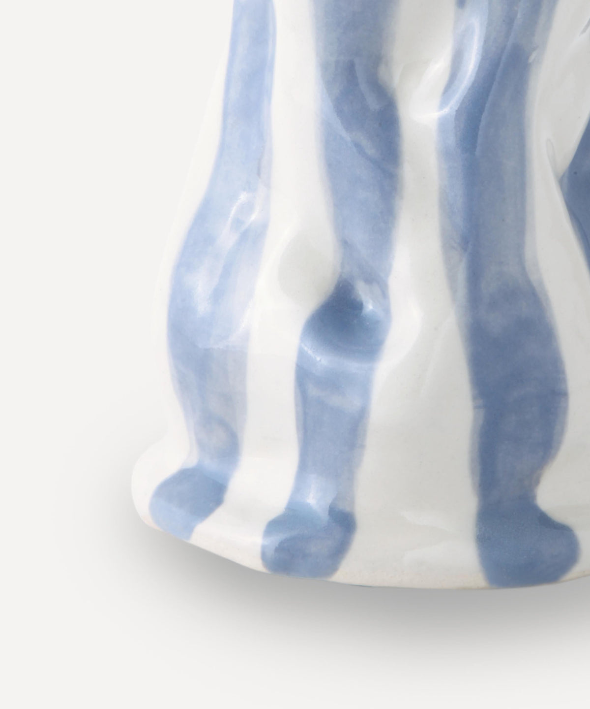 Light Lavender Candy Stripe Vase