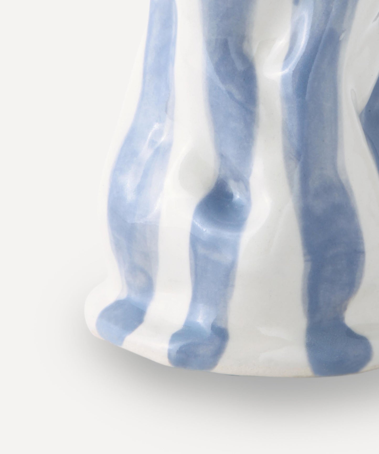 Light Lavender Candy Stripe Vase