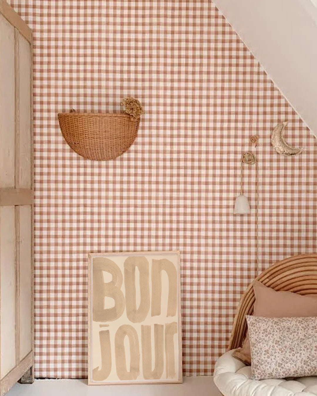 Bonjour Typography Print