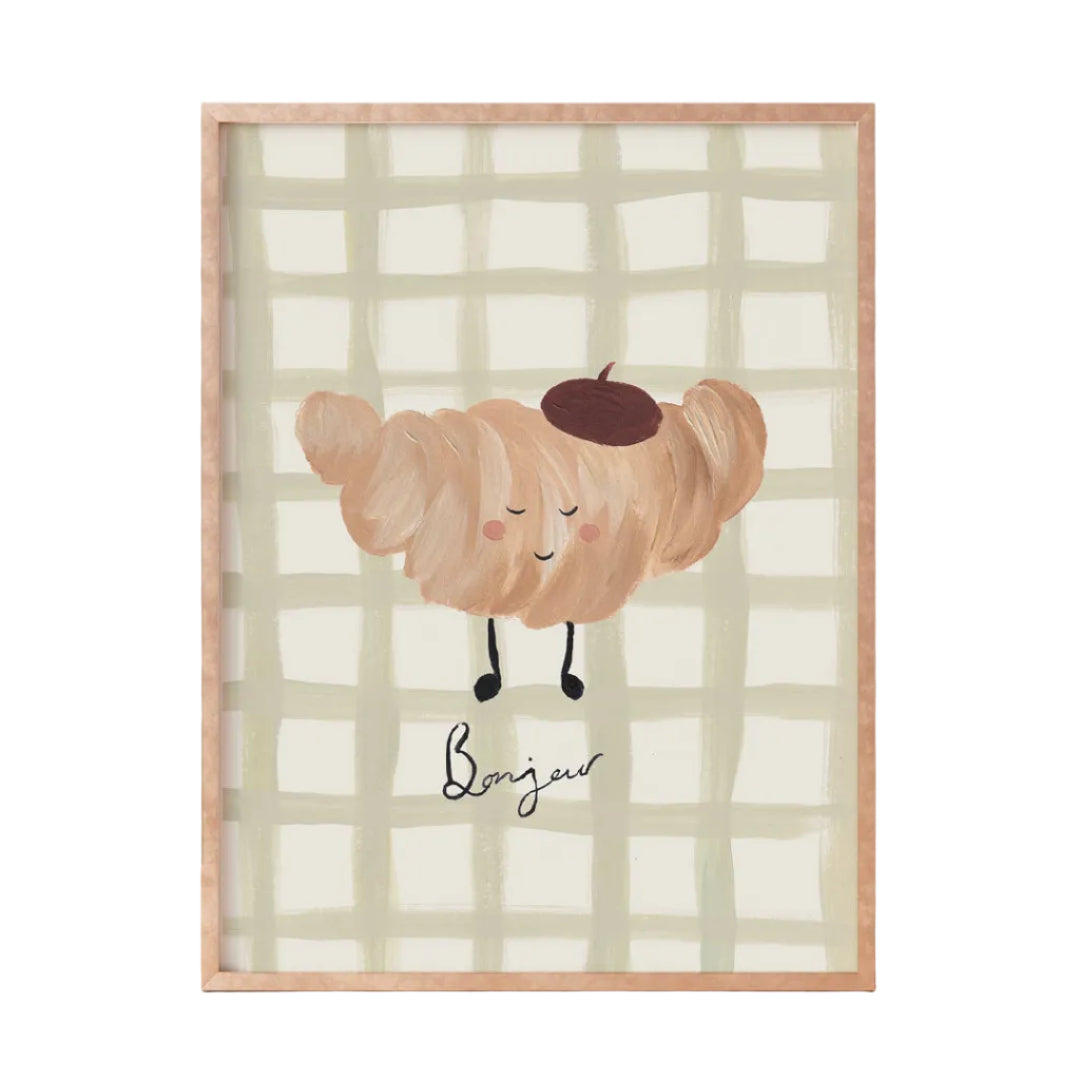 Croissant Art Print