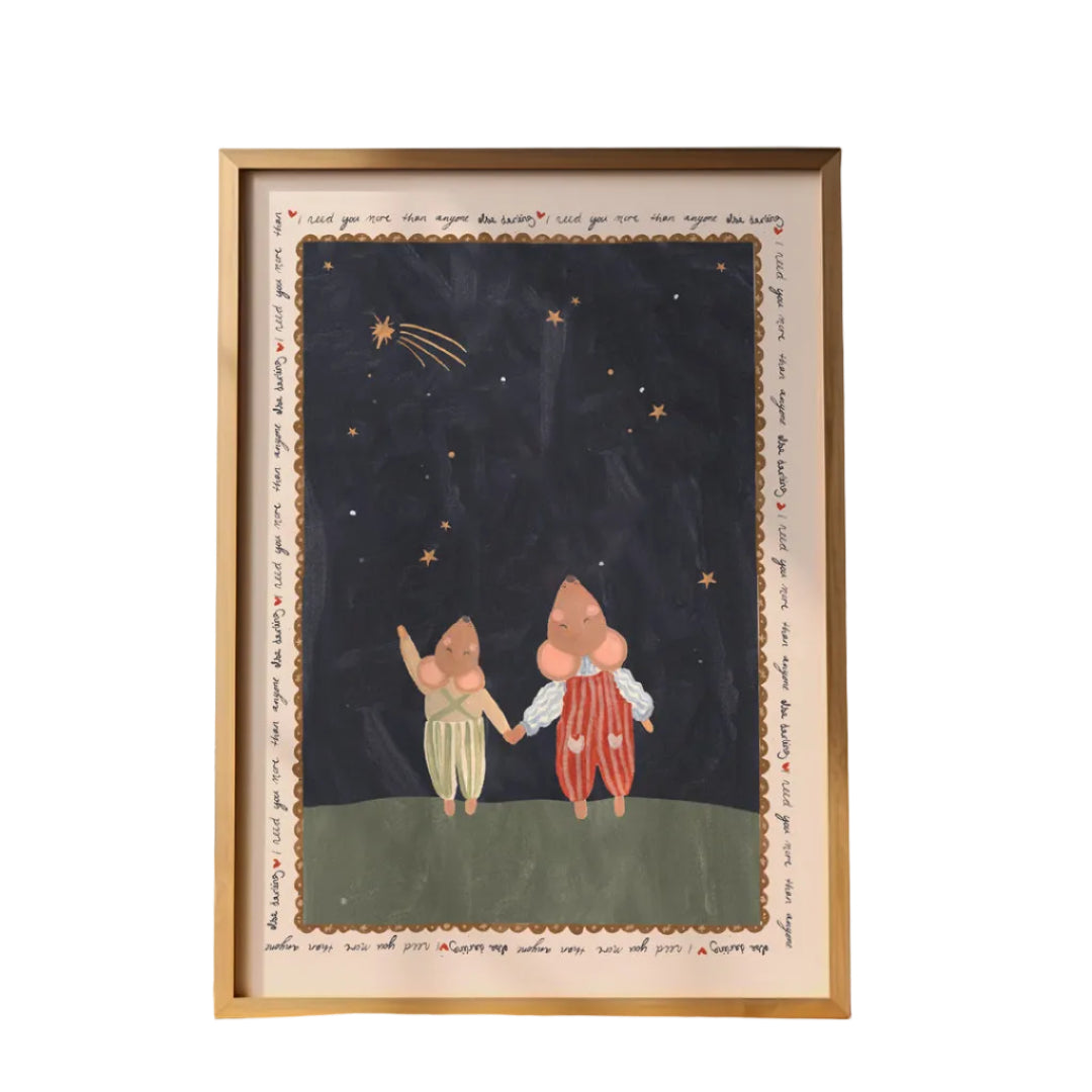 I Need You - Duo Art Print
