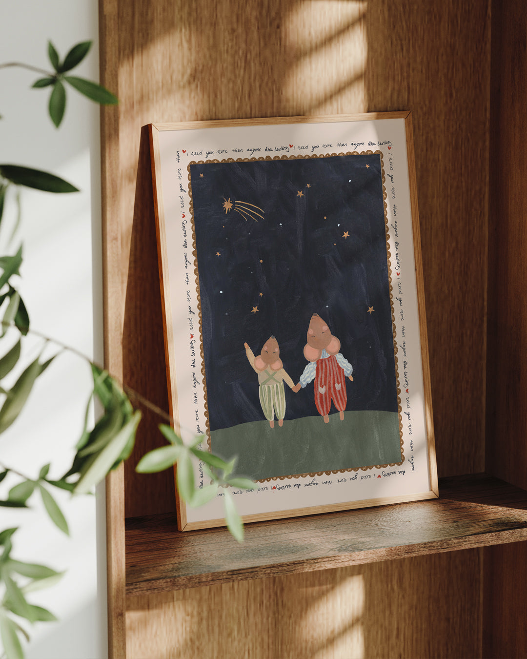 I Need You - Duo Art Print