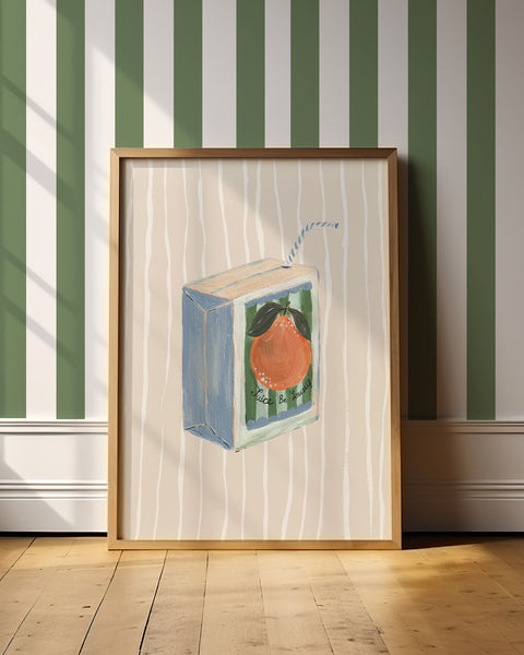 Juice Be Yourself Art Print