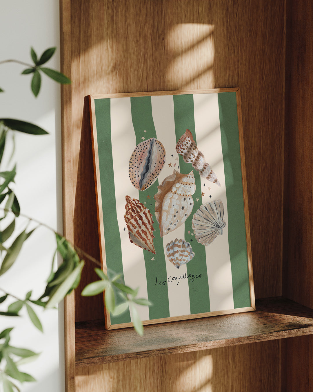 Les Coquillages - Seaweed Art Print