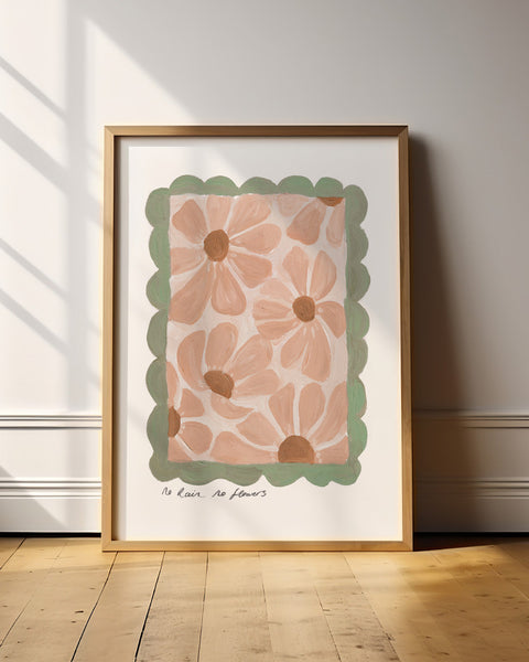 No Rain No Flowers Art Print