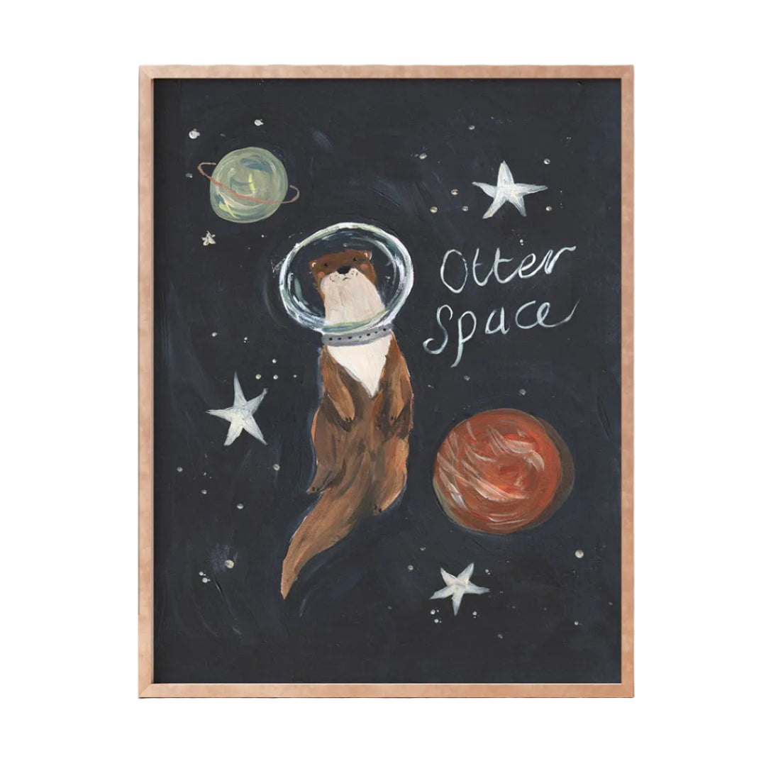 Otter Space Art Print