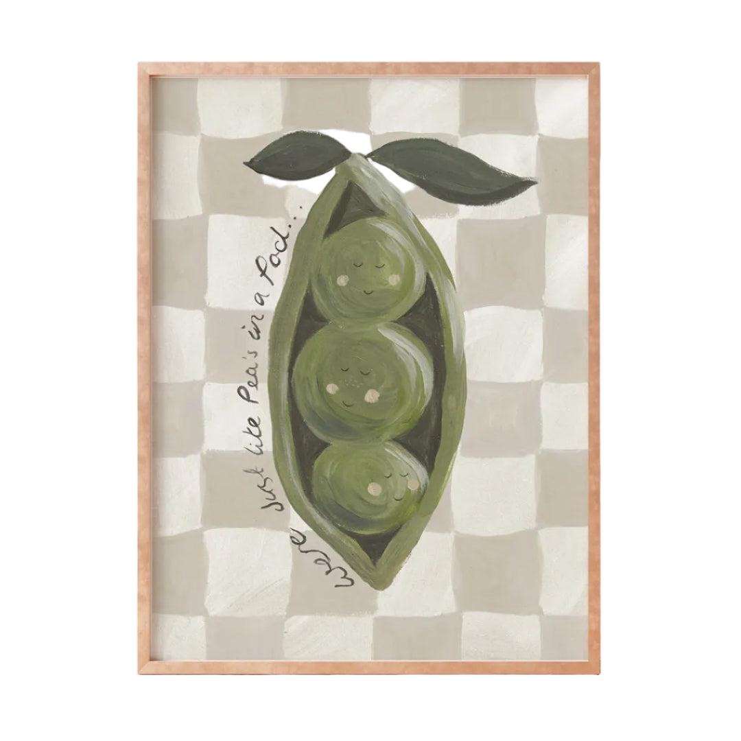 Peas in a Pod Art Print
