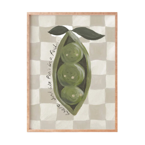 Peas in a Pod Art Print