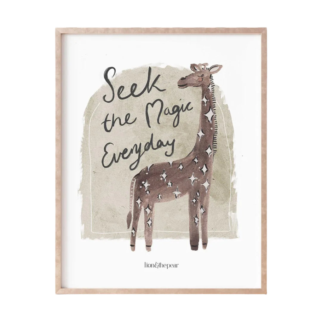 Seek The Magic Everyday Art Print