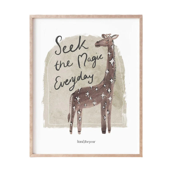 Seek The Magic Everyday Art Print