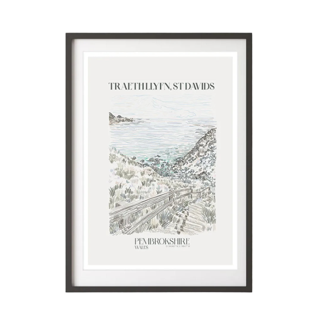St Davids Pembrokeshire Art Print