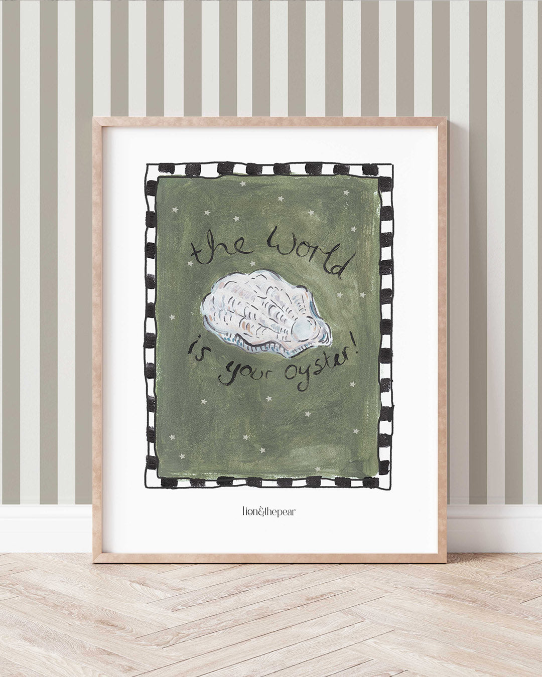 The World Is Your Oyster Art Print