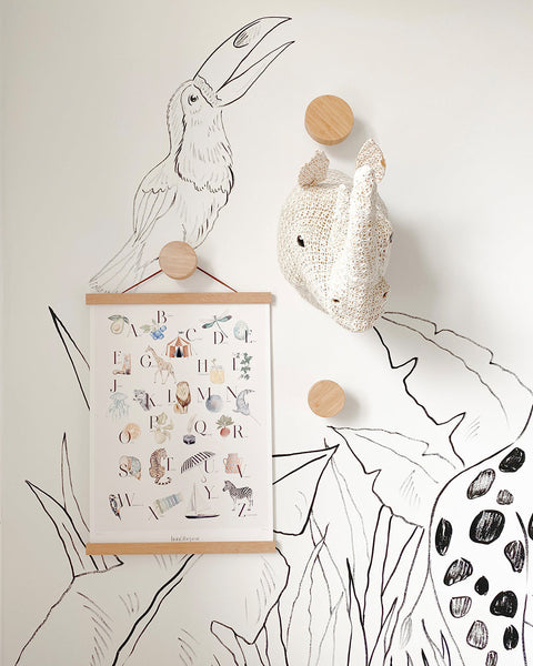 The Alphabet Art Print
