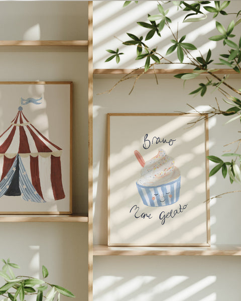 Bravo More Gelato Art Print