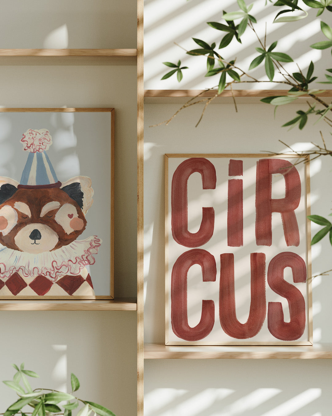 Circus Typography Art Print