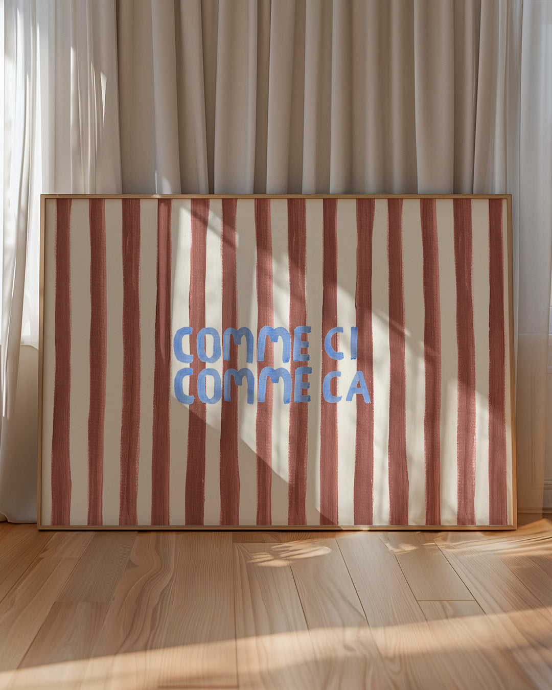 Comme Ci Comme Ca Typography Art Print