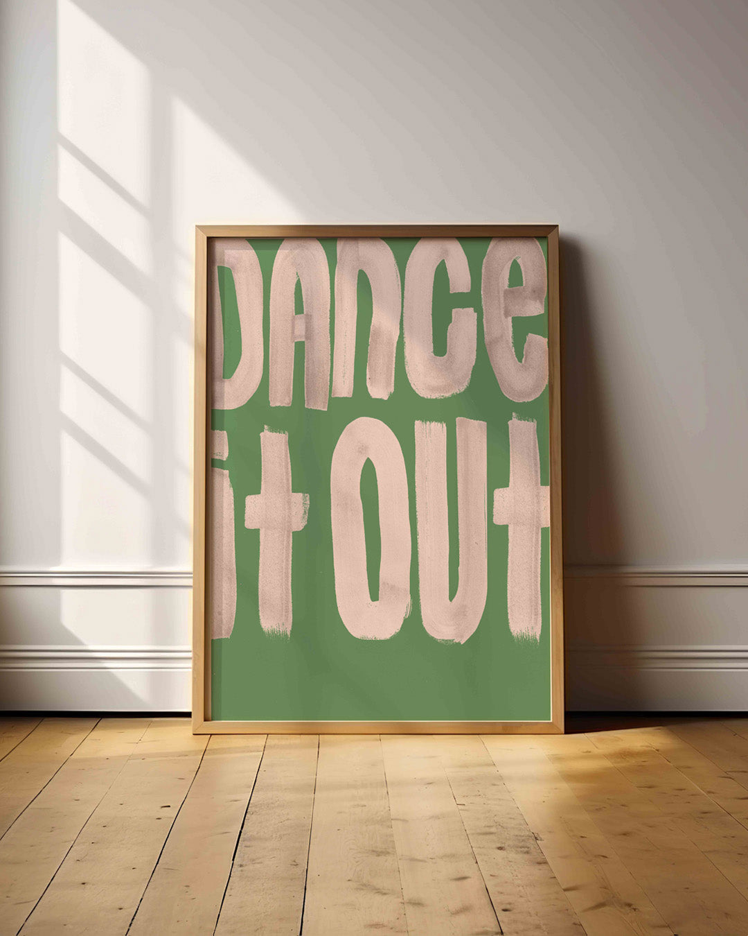 Dance It Out Typography Print