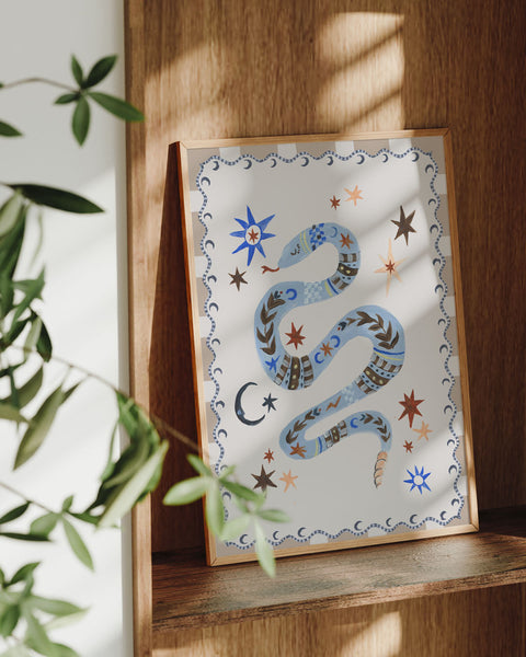 For Goodness Snake Art Print