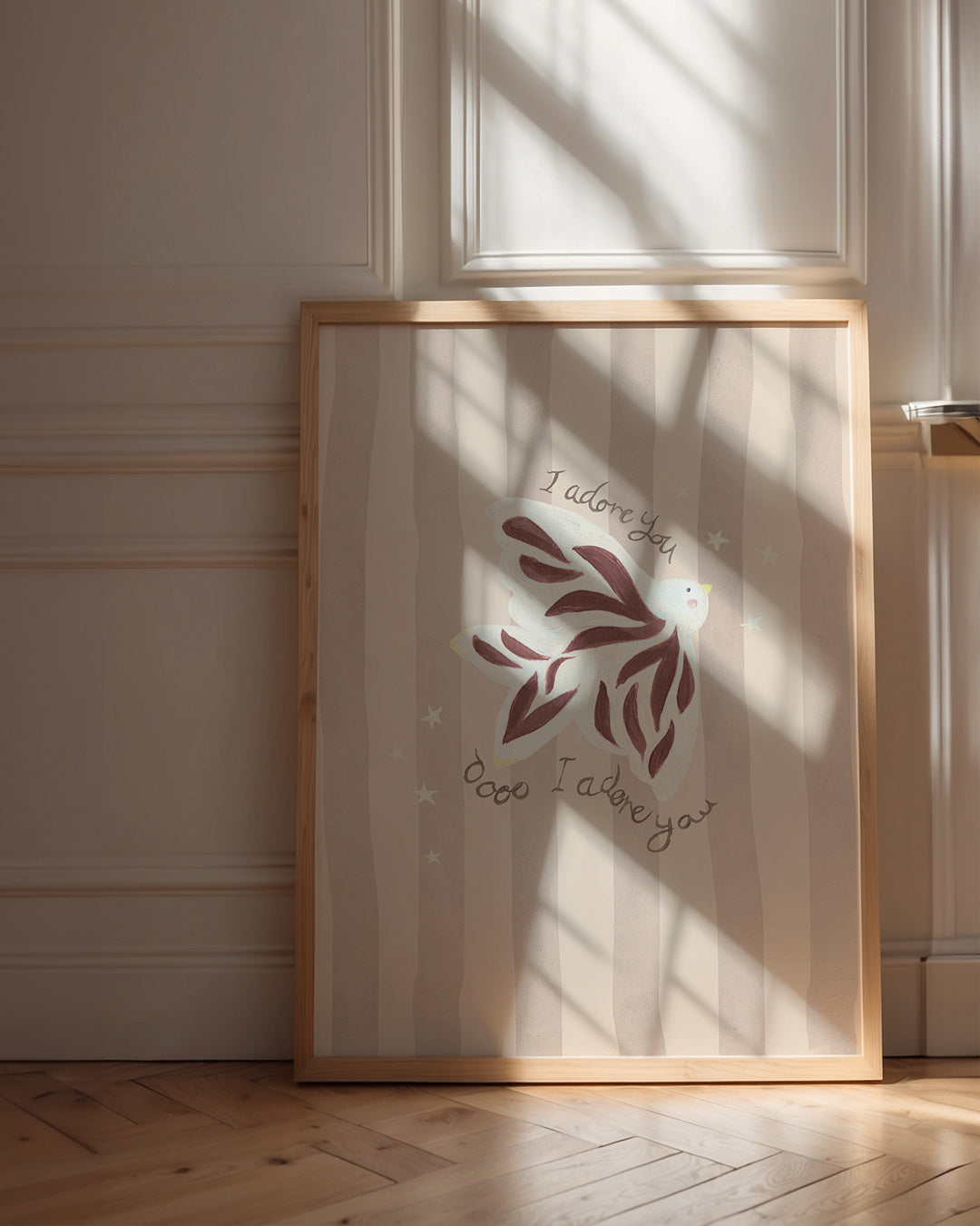 I Adore You Clay Art Print