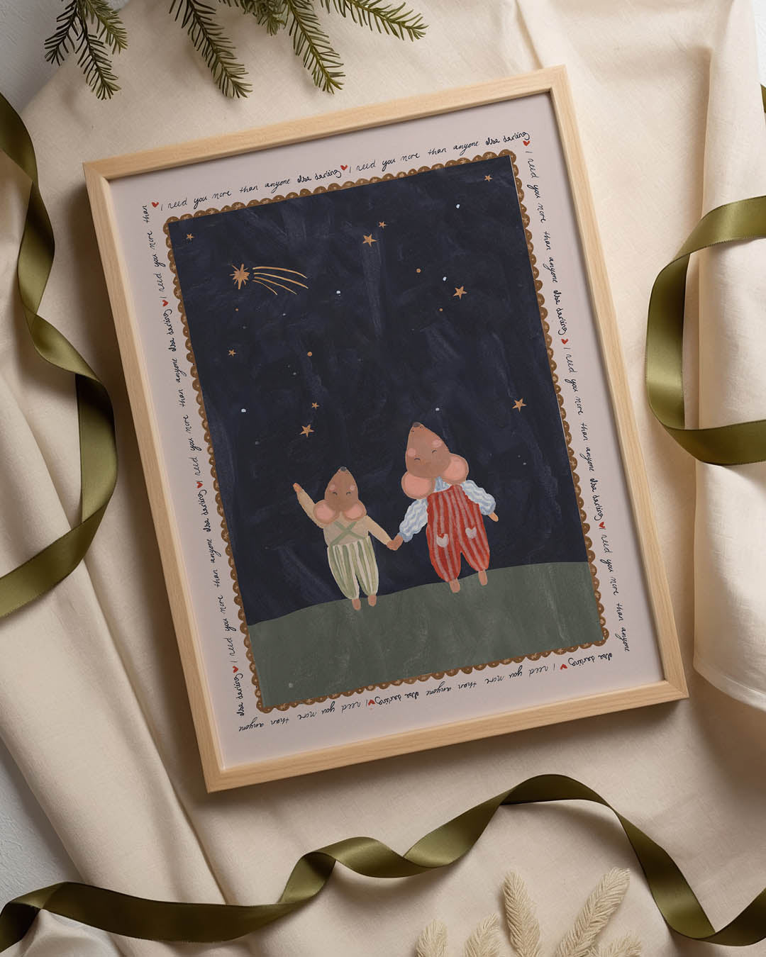 I Need You - Duo Art Print