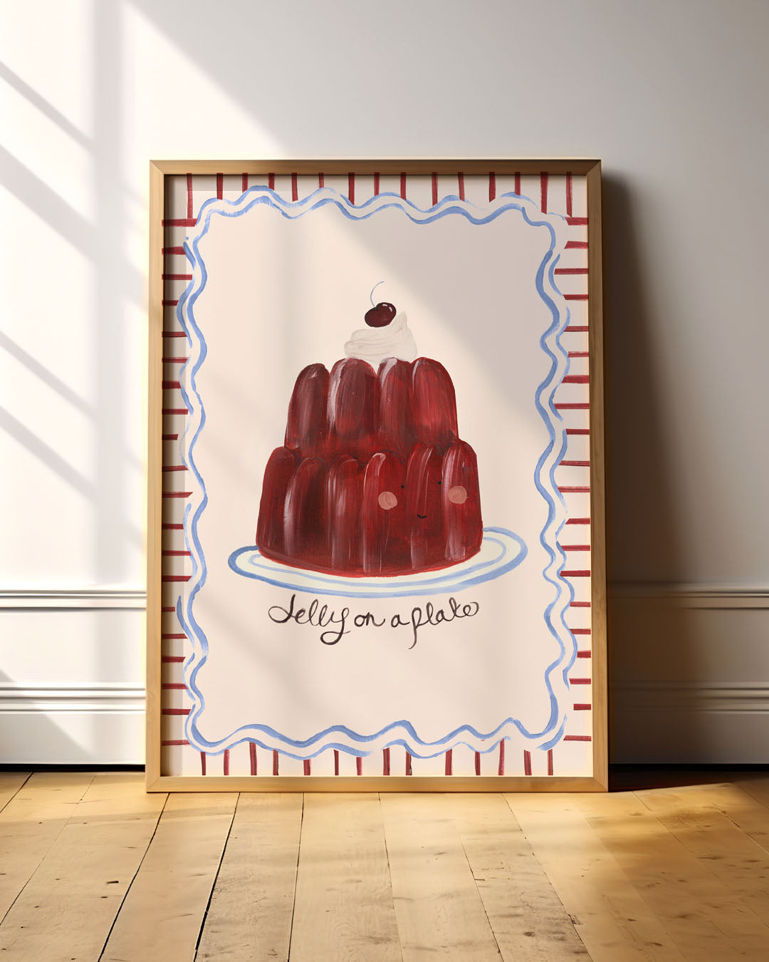Jelly On A Plate Art Print
