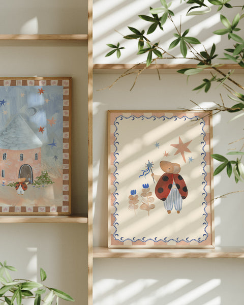 Ladybird Lodge Art Print