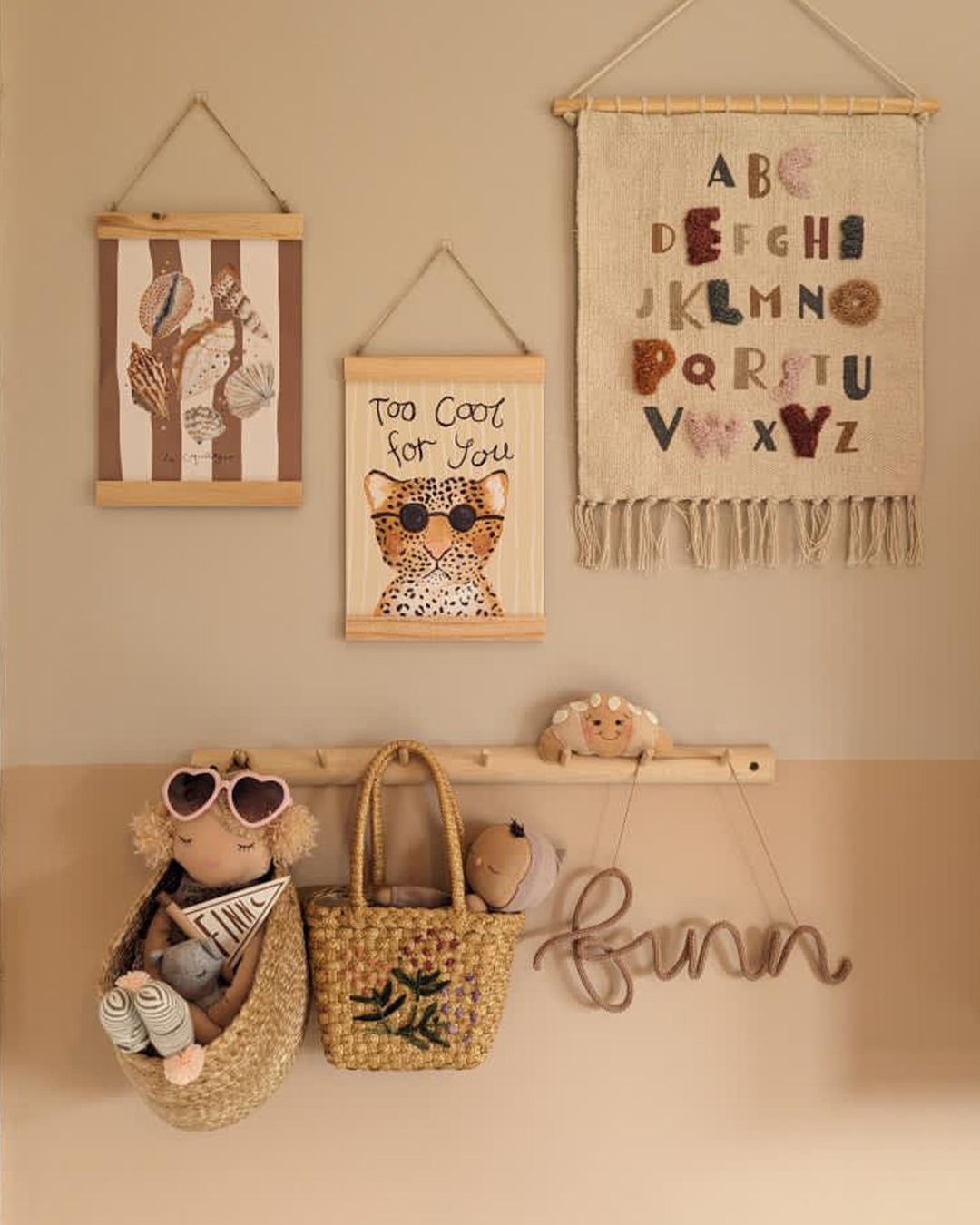 Les Coquillages - Clay Art Print