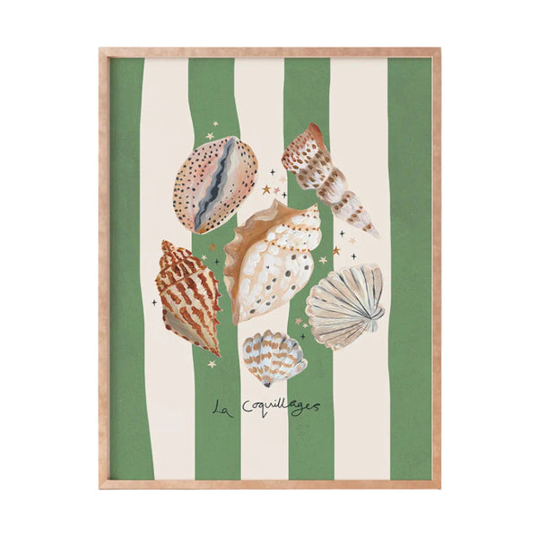 Les Coquillages - Seaweed Art Print