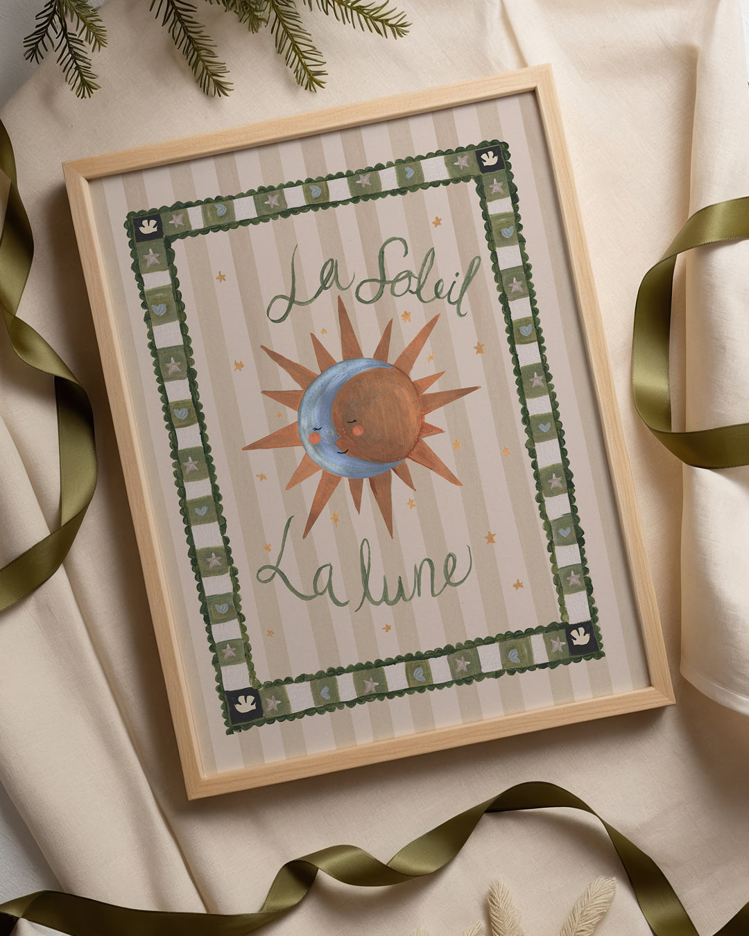 La Soleil & La Lune Art Print