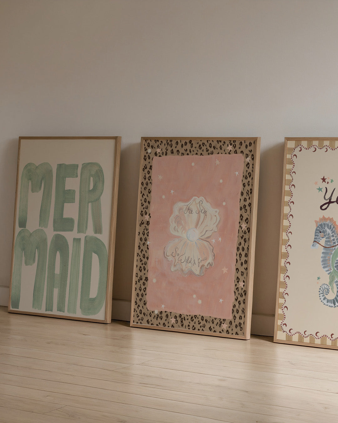 Mermaid Typography Art Print
