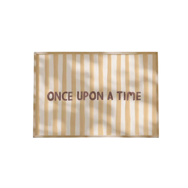 Once Upon a Time Typography Art Print