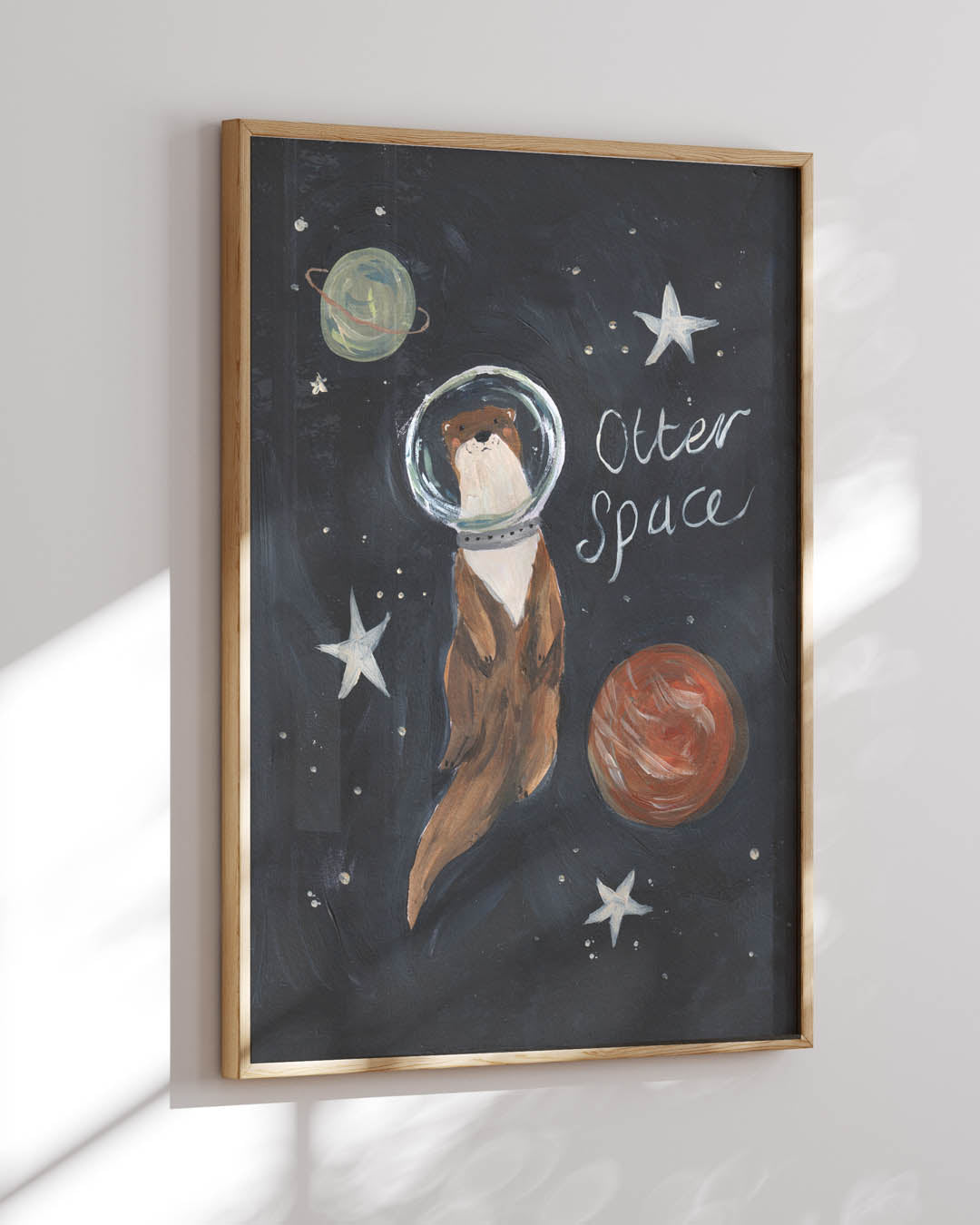 Otter Space Art Print