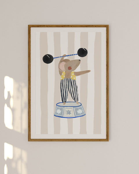 Strong Mouse Art Print