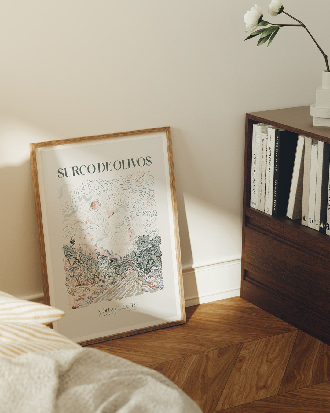 Surco De Olivos Art Print