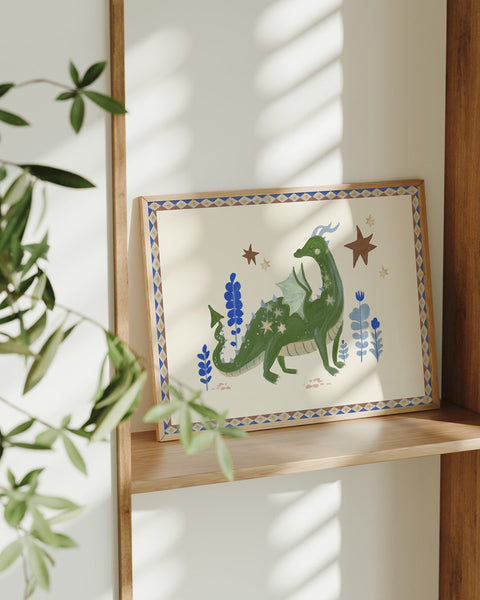 The Magic Dragon Art Print