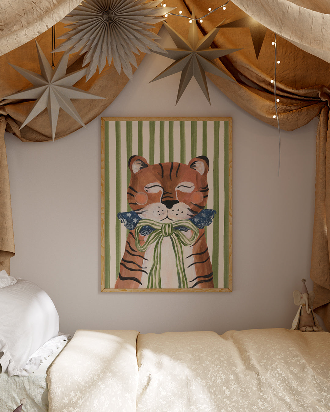 Big Top Tiger Art Print