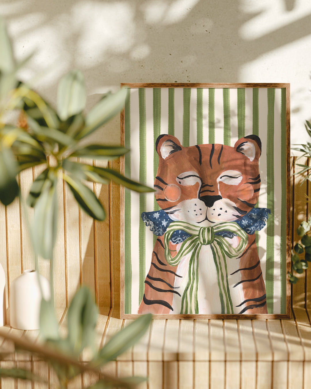 Big Top Tiger Art Print