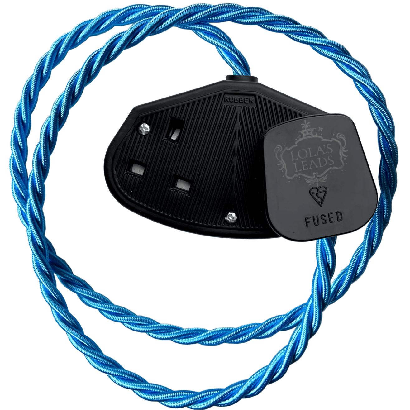 Fabric Extension Cable in Forget Me Not