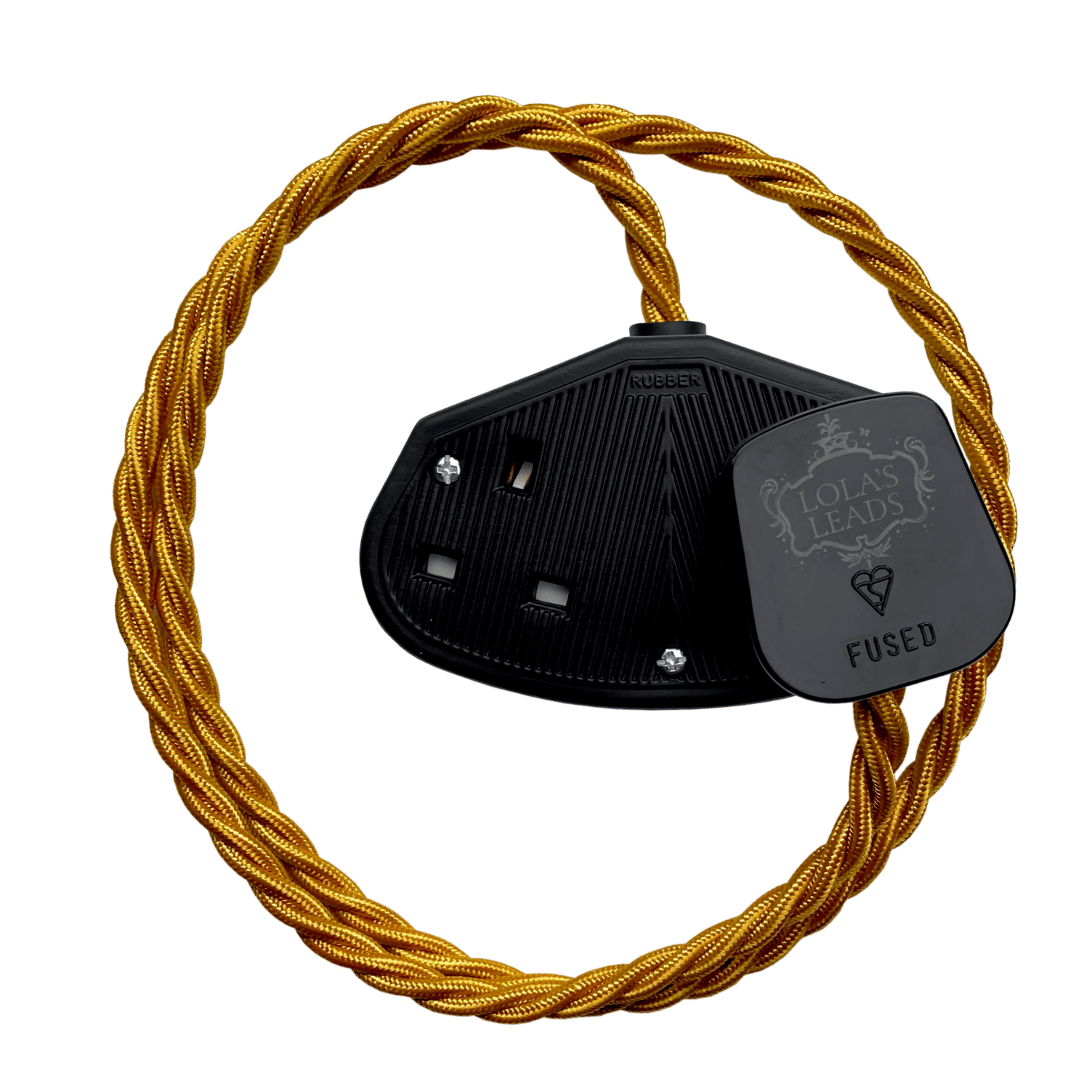 Fabric Extension Cable in Gold