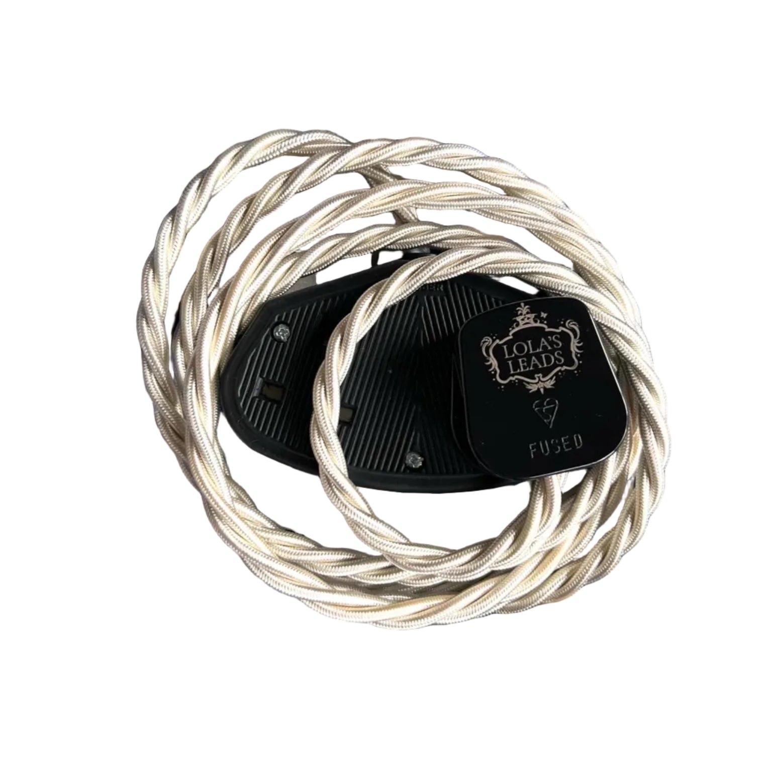 Clotted Cream - Lola's Leads Fabric Extension Cable