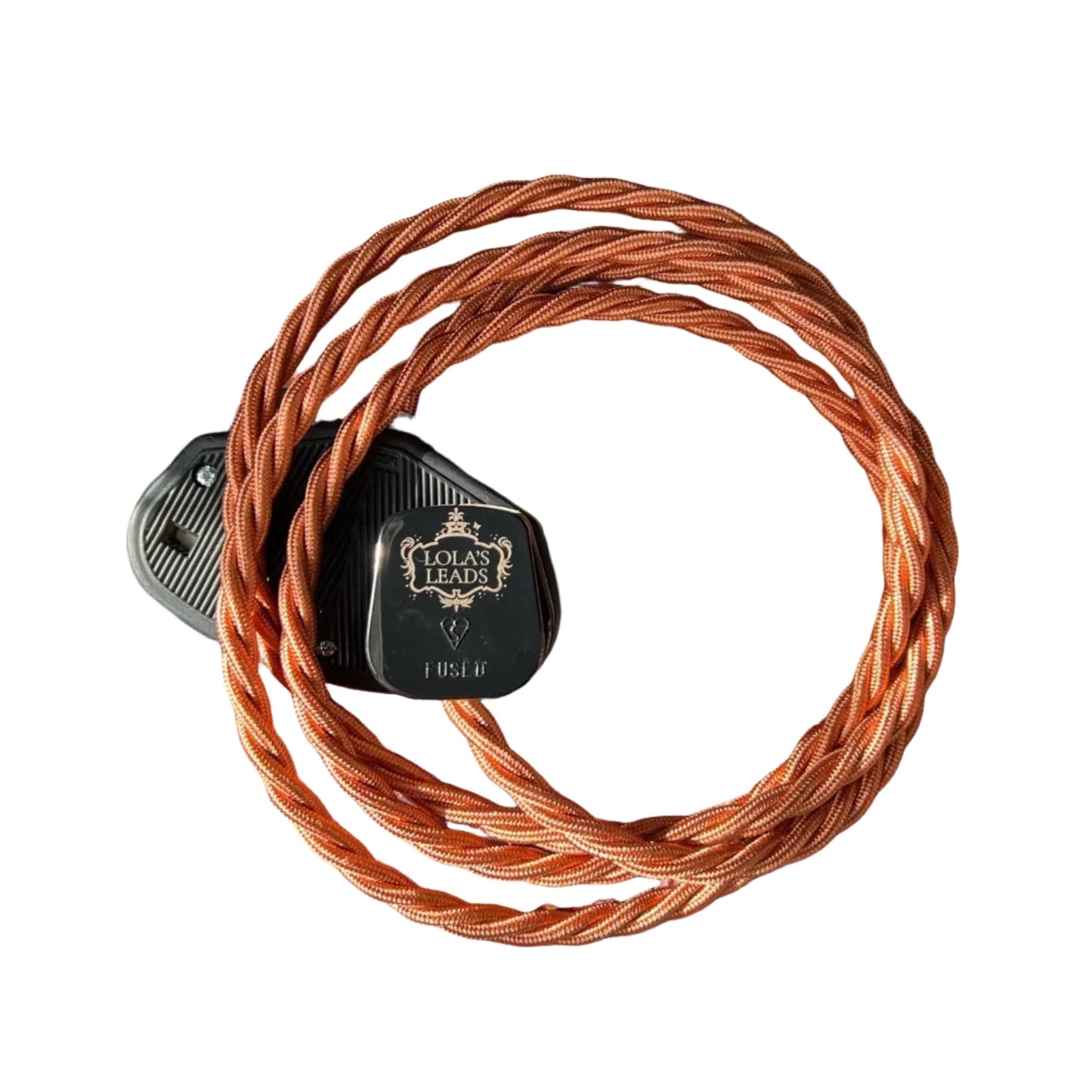 Copper - Lola's Leads Fabric Extension Cable