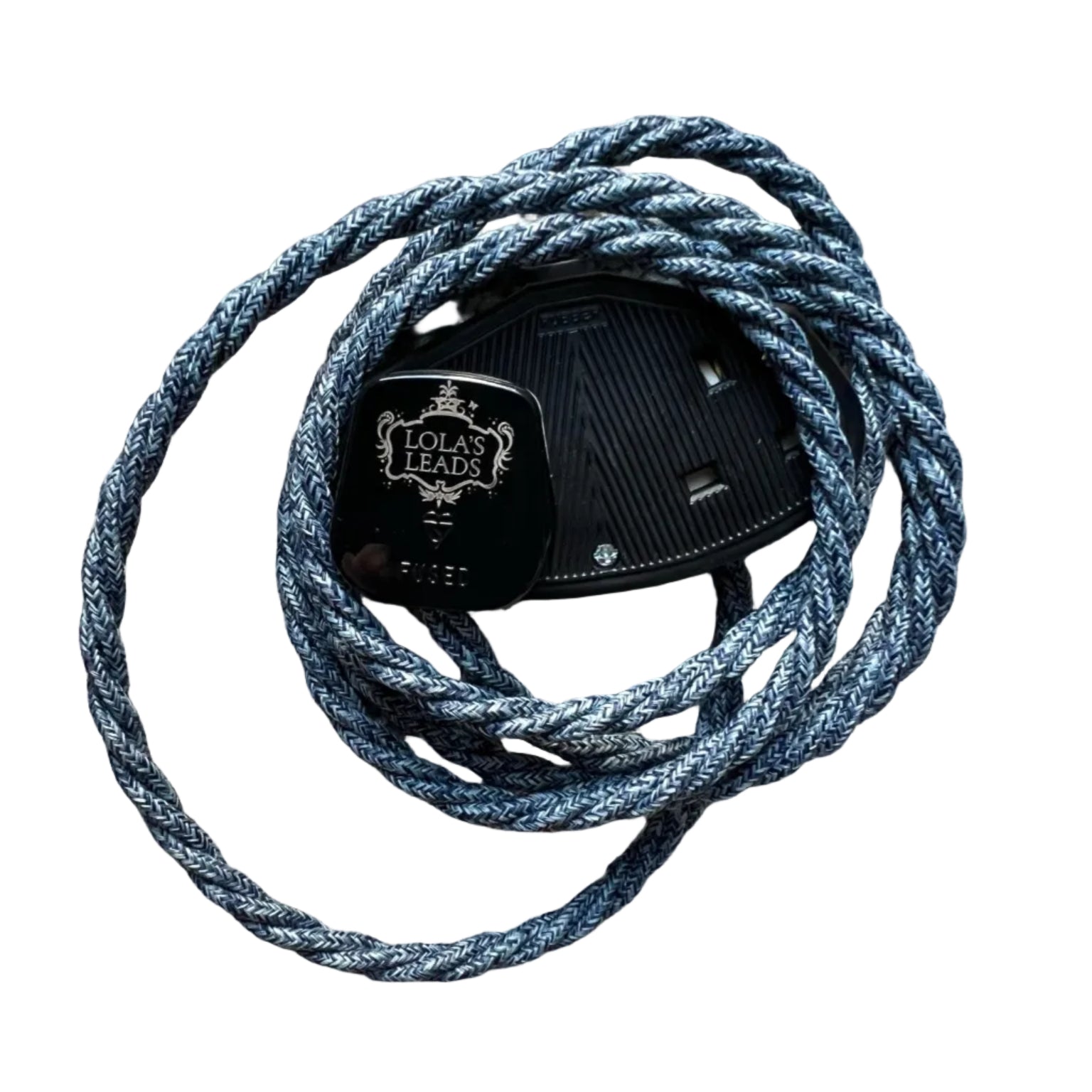 Denim - Lola's Leads Fabric Extension Cable