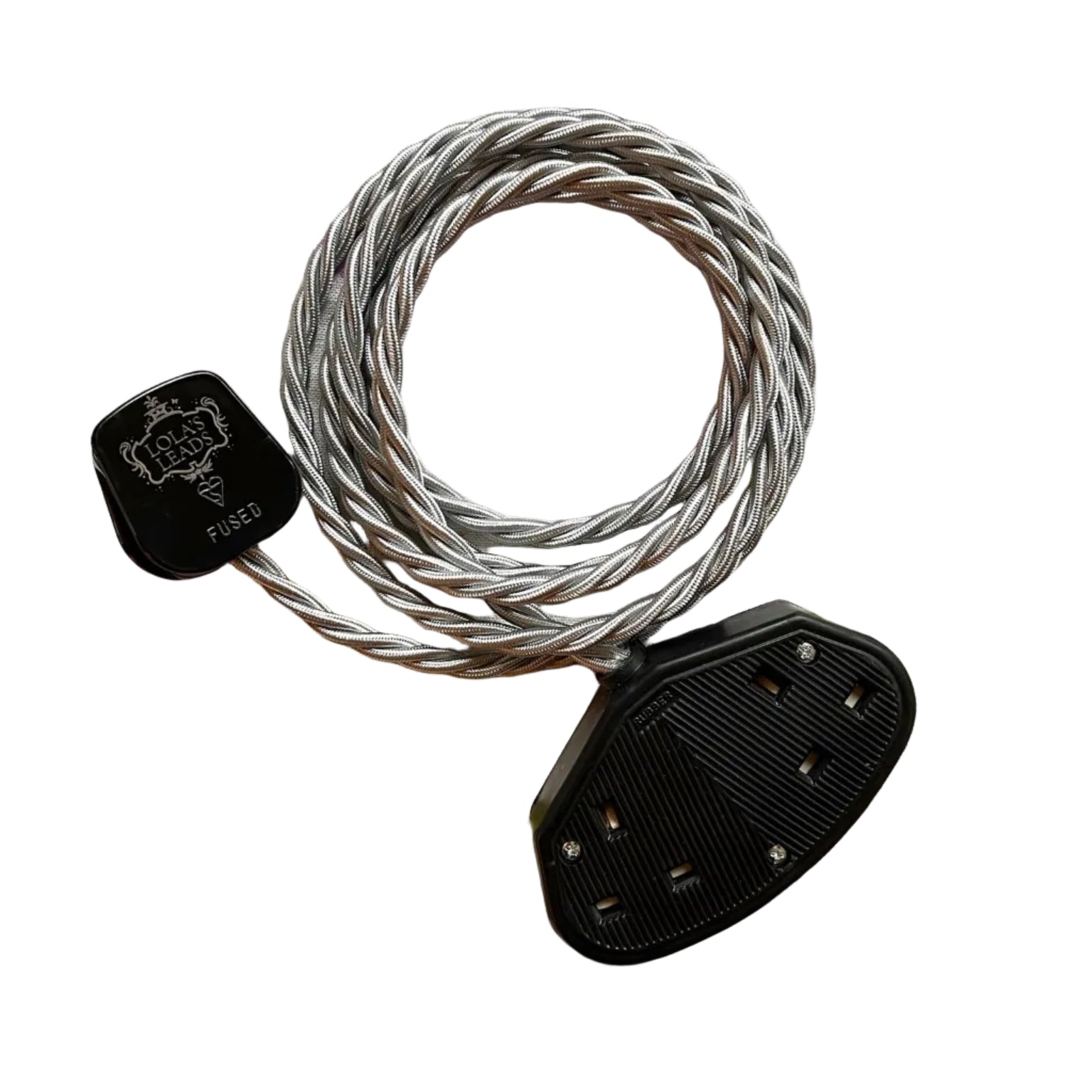 Dove - Lola's Leads Fabric Extension Cable