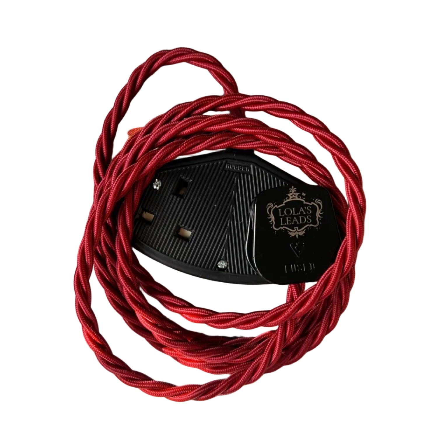 Garnet - Lola's Leads Fabric Extension Cable