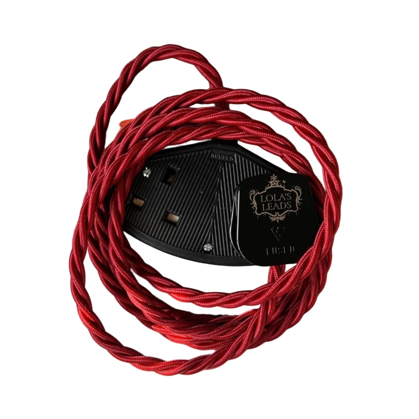 Garnet - Lola's Leads Fabric Extension Cable