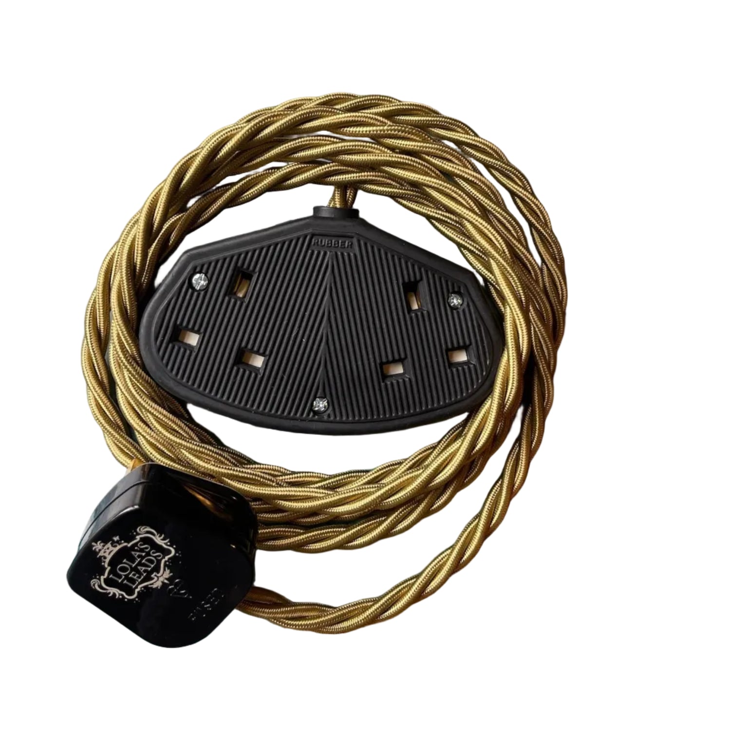 Kelp - Lola's Leads Fabric Extension Cable
