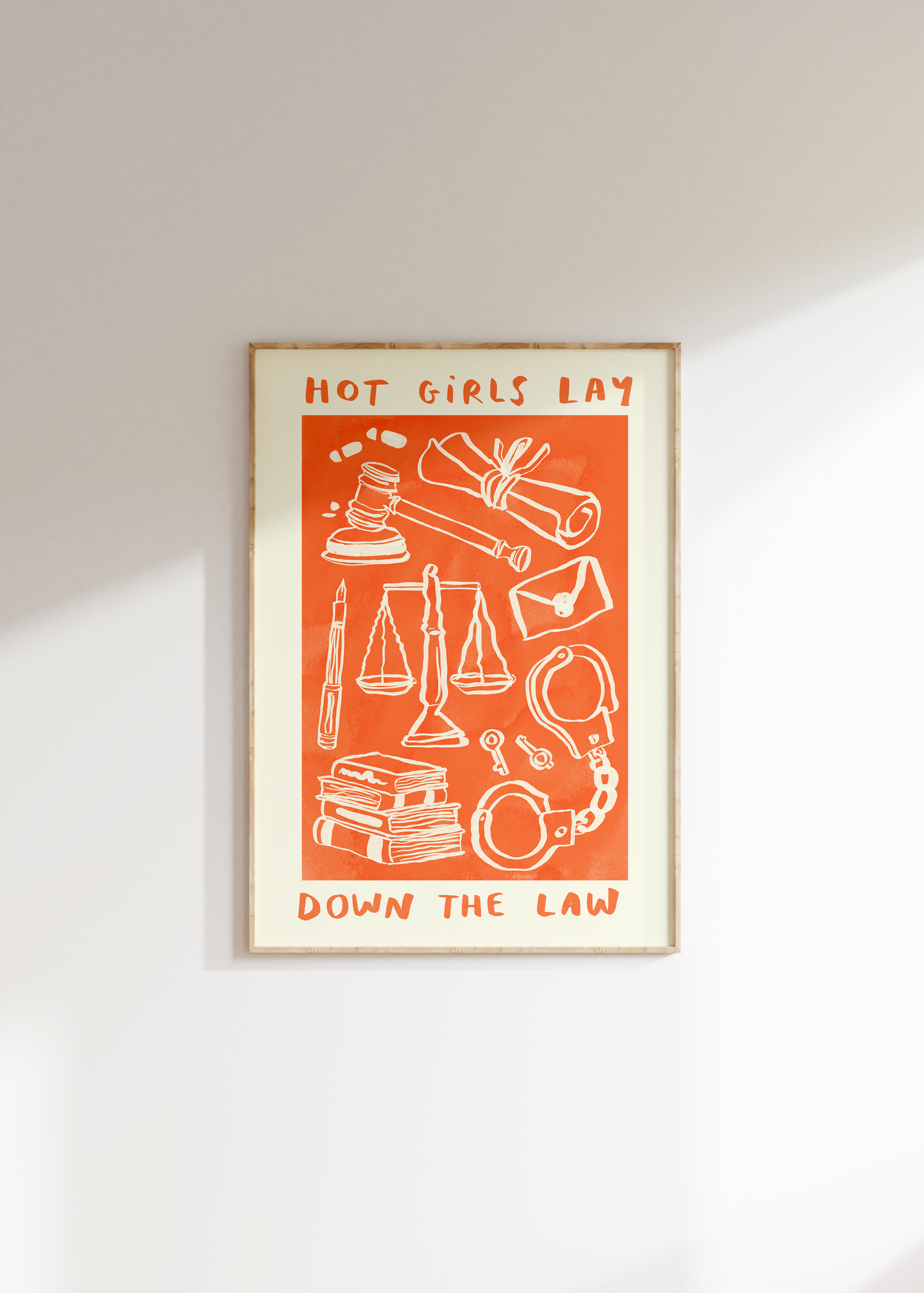 Hot Girls Save Lives - Lawyer / Judge Print