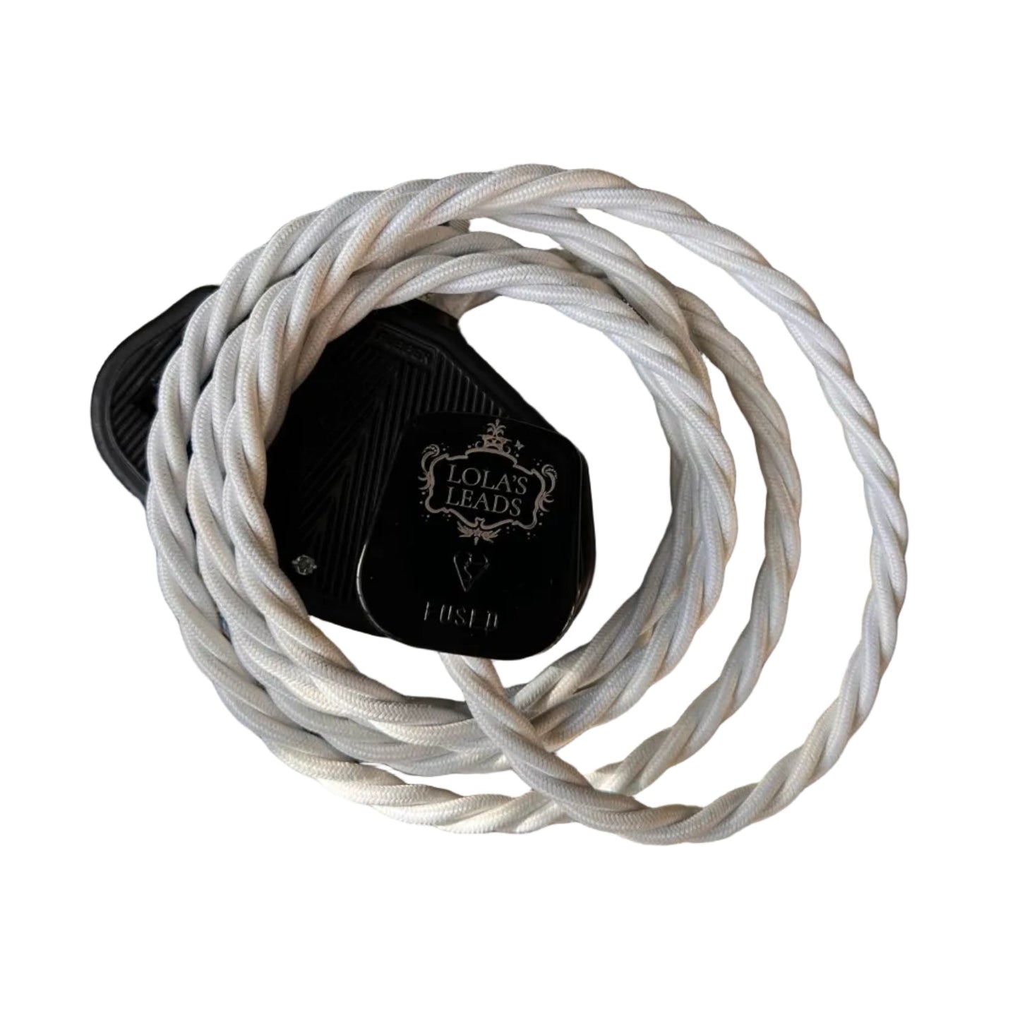 Milk - Lola's Leads Fabric Extension Cable